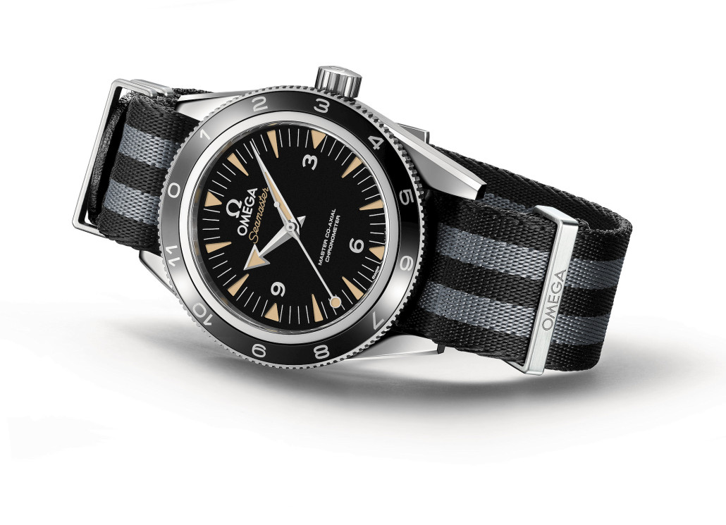 The new Omega Seamaster 300 'SPECTRE' Limited Edition watch.