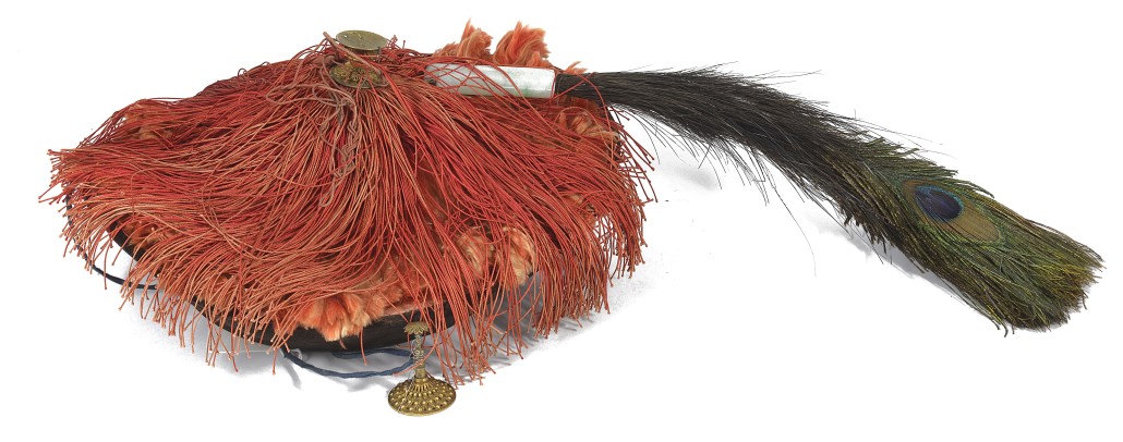 Chinese Mandarin official's hat, Zhao Guan, circa 1850. Estimate: £600-£800. Matthew Barton Ltd. image