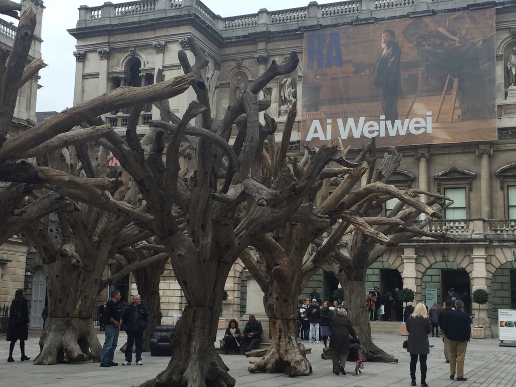 Fig. 1 — Ai Wei Wei at Royal Academy