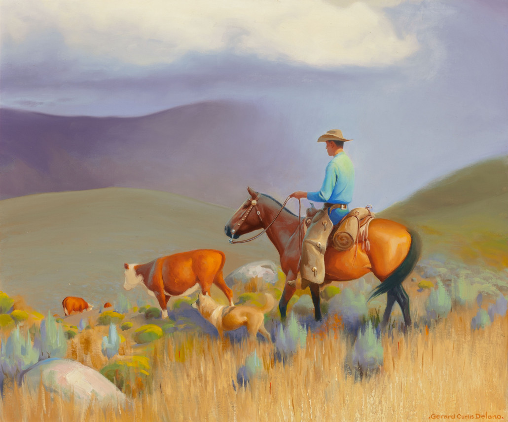 Gerard Curtis Delano (American, 1890-1972) ‘Colorado,’ oil on canvas. Price realized: $149,000. Heritage Auctions image