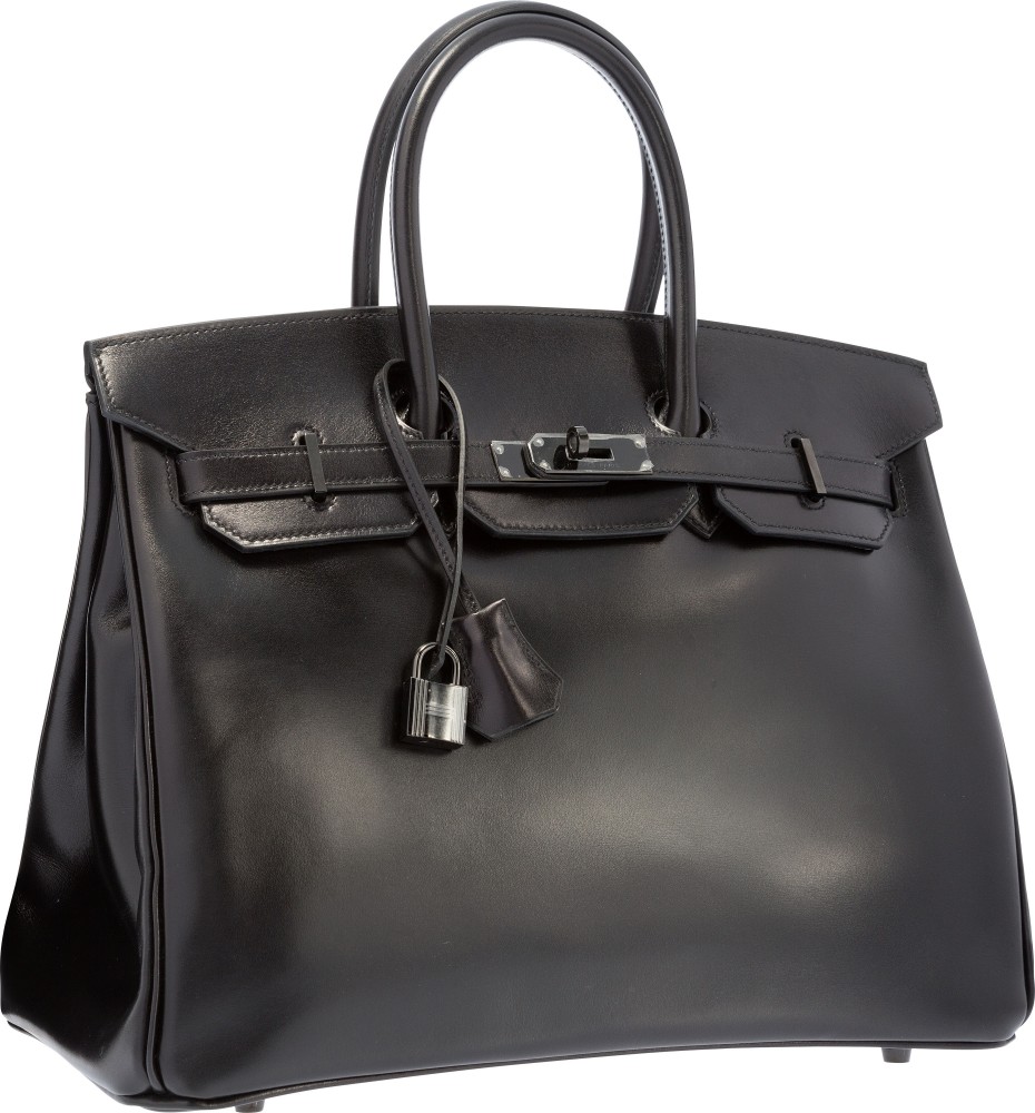 Hermes leather Birkin bag