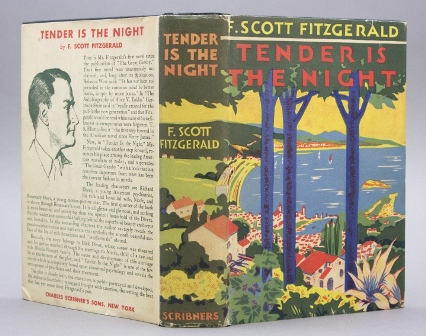First-edition copy of F. Scott Fitzgerald’s ‘Tender is the Night’ published by Charles Scribner & Sons in 1934. Estimate: $2,000-$3,000. Waverly Rare Books image 