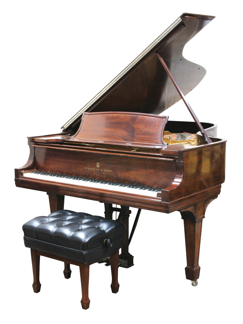 This 1916 Steinway Model B grand piano sold for a surprising $44,625. Clars Auction Gallery image