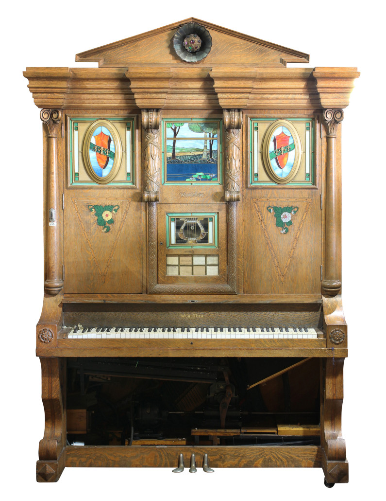Bidding on this Wurlitzer Orchestrion, which was estimated at $2,000 to $4,000, quickly escalated to $14,280. Clars Auction Gallery image