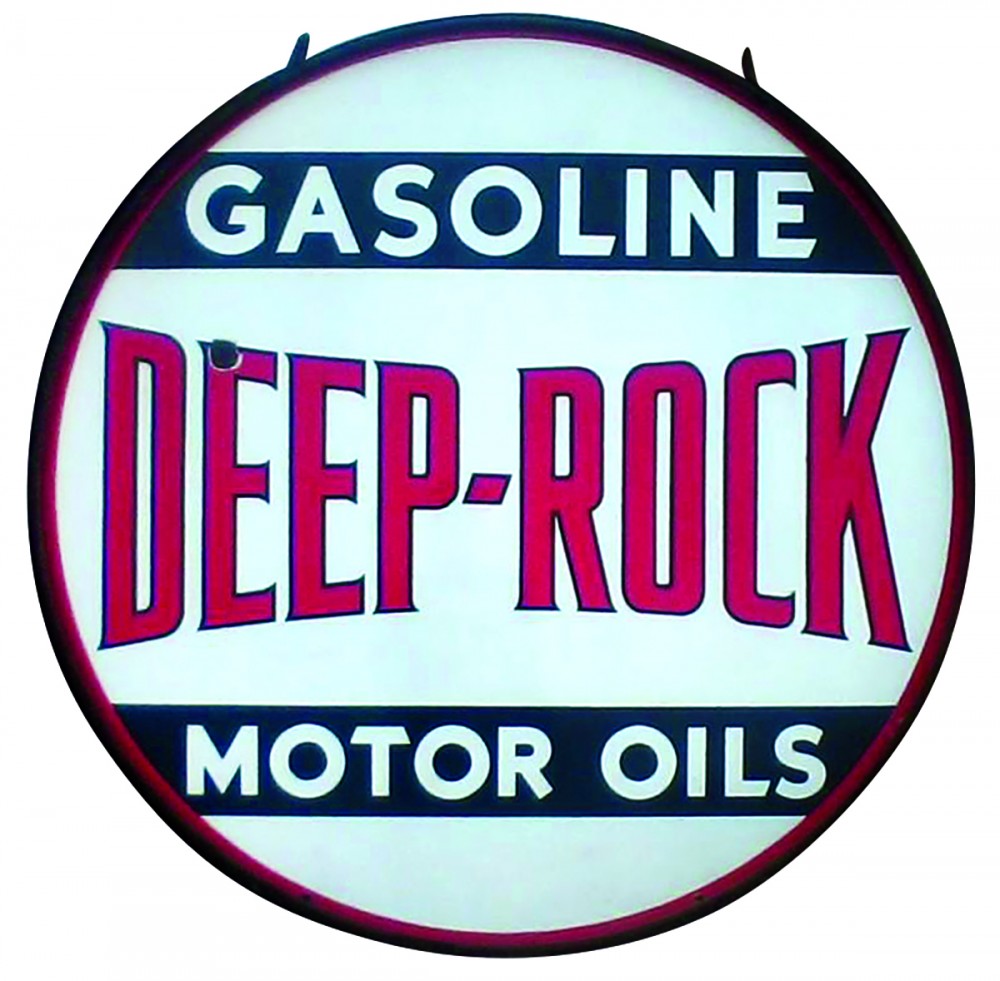 Deep-Rock gasoline sign