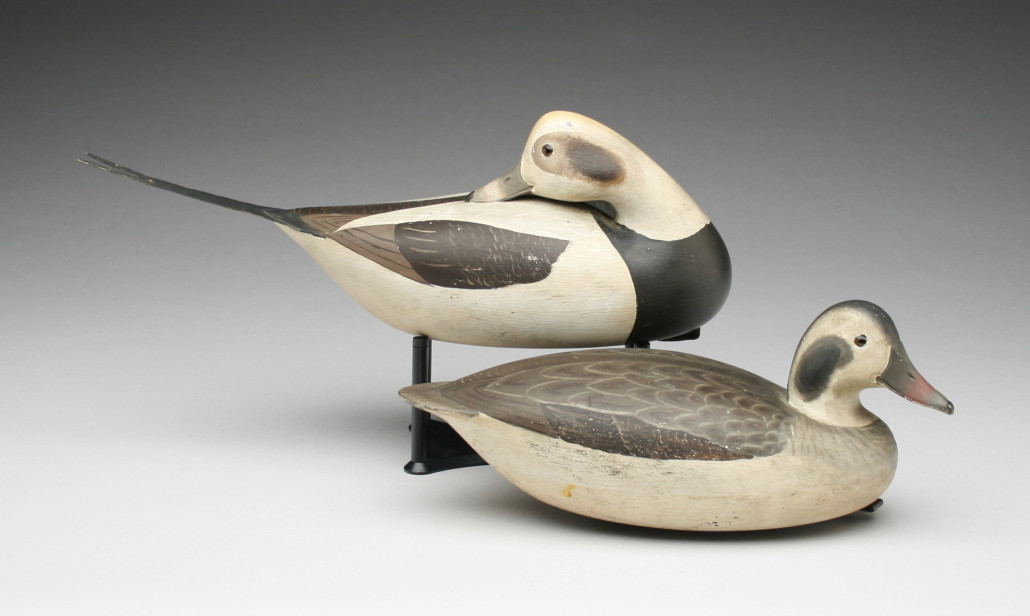 Pair of old squaw decoys