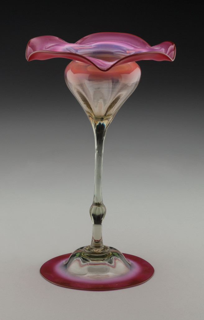 Tiffany Studios glass vase