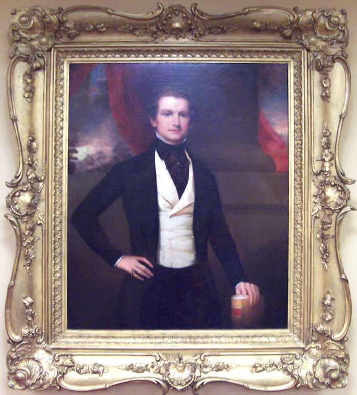 Randal William McGavock, (1826-1863), c. 1850 portrait by Washington Bogart Cooper (1802-1889). Special Collections Division, Nashville Public Library. Courtesy of Tennessee Portrait Project