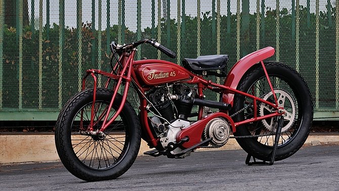 Lot 160 – 1930 Indian Hill Climber with original matching number engine, restored. Estimate: $100,000-$120,000. Mecum Auctions image