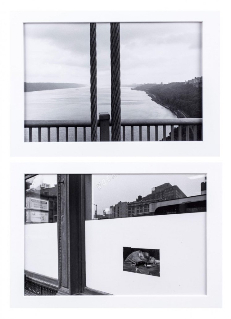 Two Photographs of NYC by Lee Friedlander, ‘G.W.B.’ (George Washington Bridge) and ‘NYC,’ sold for $7,800. Capo Auction image 