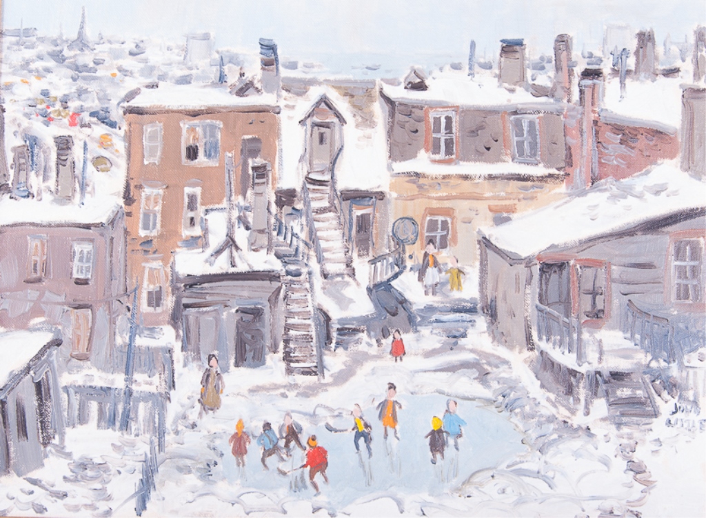 John Little (Canadian b. 1928) oil painting. Estimate: $6,000-$8,000. Bremo Auctions image